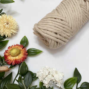 Mary Maker Studio Luxe Colour Cotton Nude 5mm Minis - Luxe Cotton String (50 Colours) macrame cotton macrame rope macrame workshop macrame patterns macrame