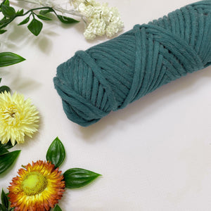 Mary Maker Studio Luxe Colour Cotton Pine 5mm Minis - Luxe Cotton String (50 Colours) macrame cotton macrame rope macrame workshop macrame patterns macrame