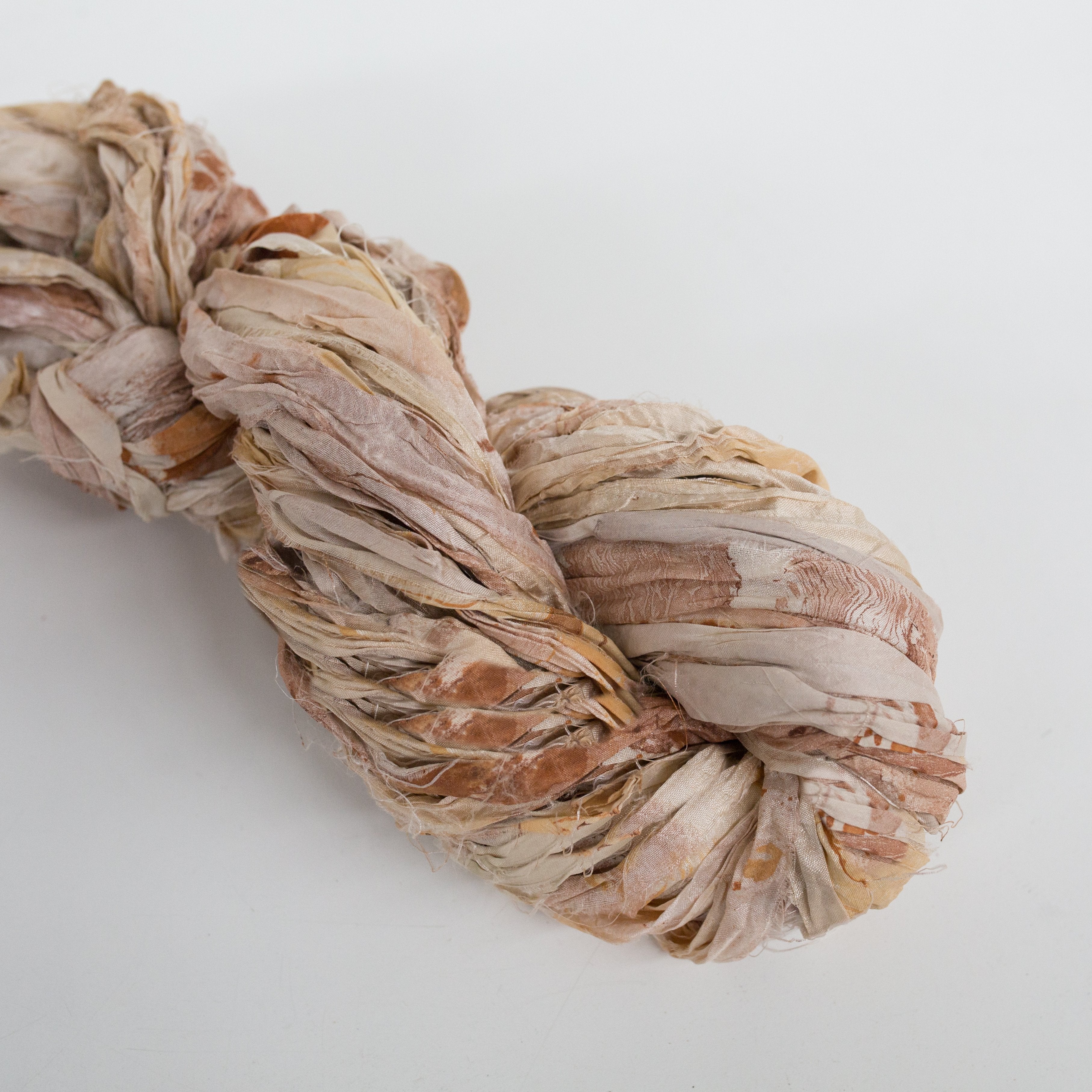 Mary Maker Studio ribbons Amber Marble Recycled Sari Silk Ribbon macrame cotton macrame rope macrame workshop macrame patterns macrame