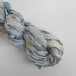 Mary Maker Studio ribbons Atlantic Marble Recycled Sari Silk Ribbon macrame cotton macrame rope macrame workshop macrame patterns macrame