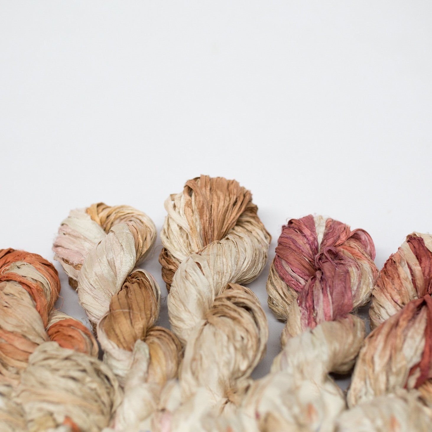 Mary Maker Studio ribbons Recycled Sari Silk Ombre' Ribbon macrame cotton macrame rope macrame workshop macrame patterns macrame