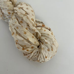 Mary Maker Studio ribbons Toffee Sari Silk Polkadot Ribbon macrame cotton macrame rope macrame workshop macrame patterns macrame