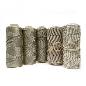 Mary Maker Studio SHIMMER White Gold || Metallic String & Rope macrame cotton macrame rope macrame workshop macrame patterns macrame