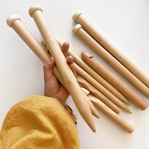 Mary Maker Studio Tools & Acceccories Big Knitting Needles macrame cotton macrame rope macrame workshop macrame patterns macrame