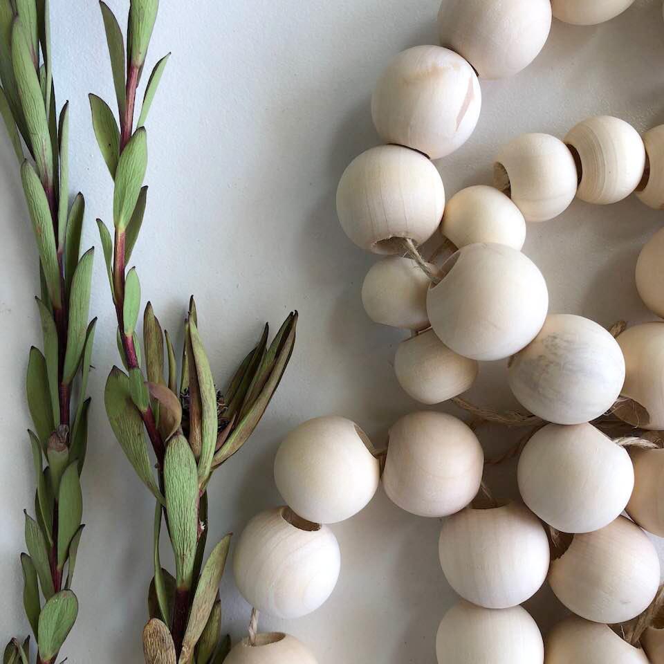 Mary Maker Studio Tools & Acceccories Round Wooden Beads macrame cotton macrame rope macrame workshop macrame patterns macrame