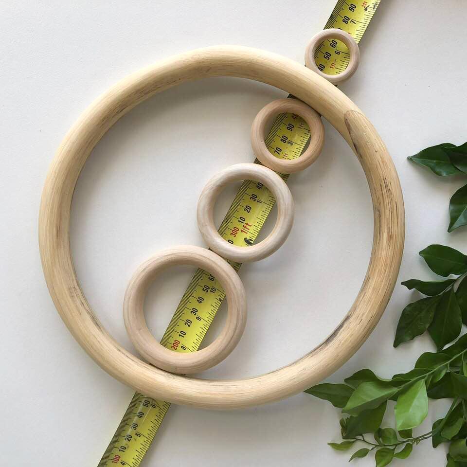 Mary Maker Studio Tools & Acceccories Wooden Rings macrame cotton macrame rope macrame workshop macrame patterns macrame