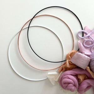 Round Metal Ring | Circle Frame Loom