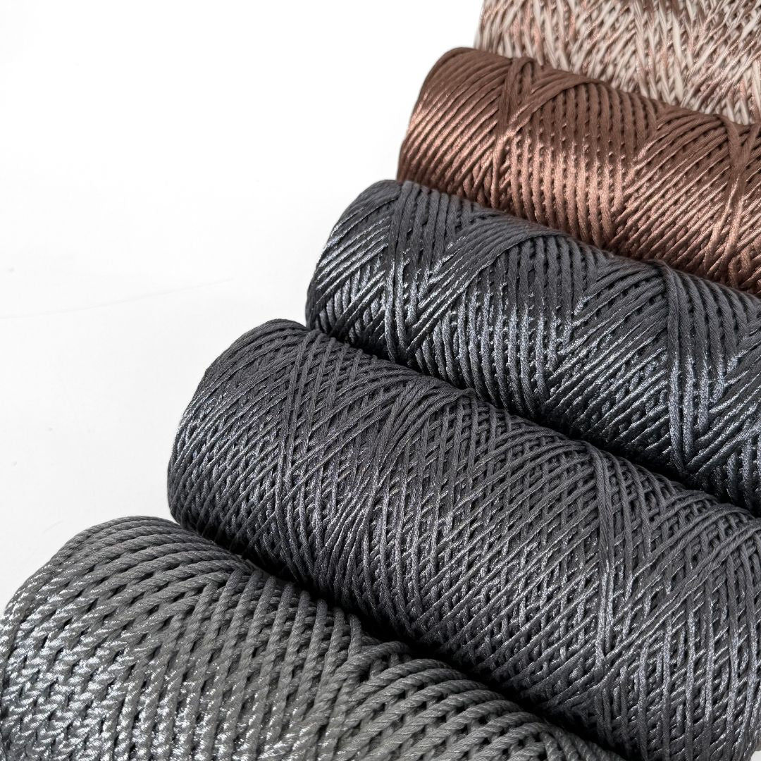 Cloud 9 Macrame String Bundle || Cool Metallics