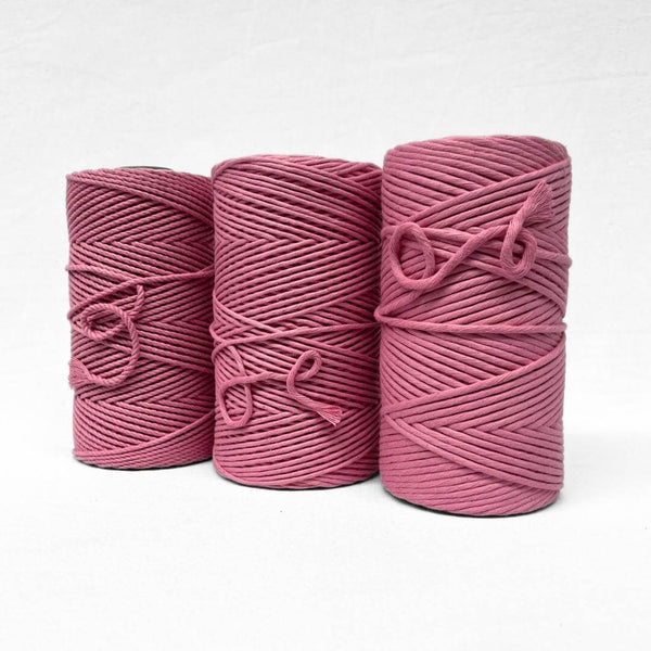 Recycled Luxe Macrame Rope // Musk Pink - Mary Maker Studio - Macrame ...