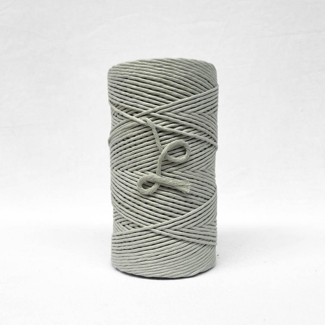 Recycled Luxe Macrame String // Mist Green Cotton Cord - Mary Maker ...