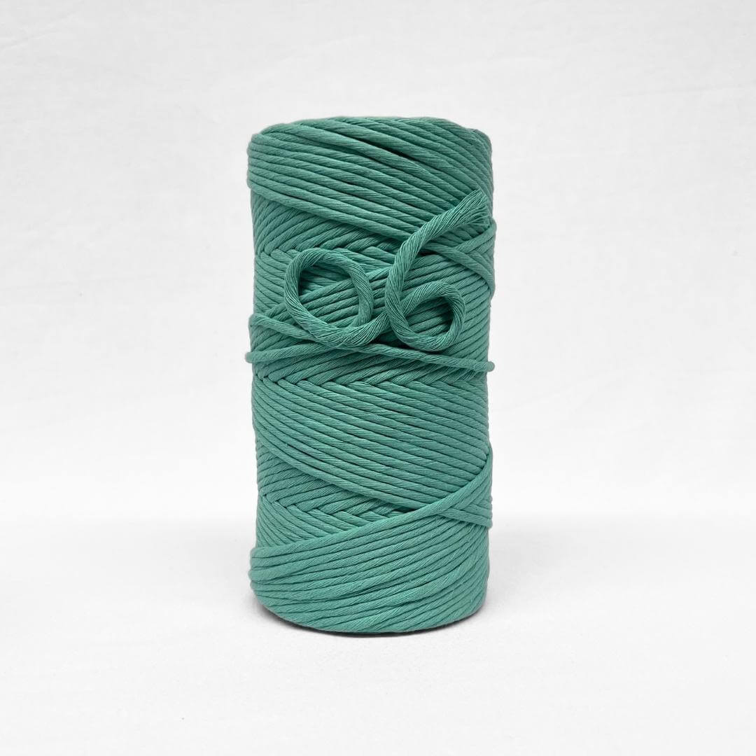 Blue Chalk String Recycled Luxe Macrame String // Blue Turquoise Cotton Cord - Mary Maker ...