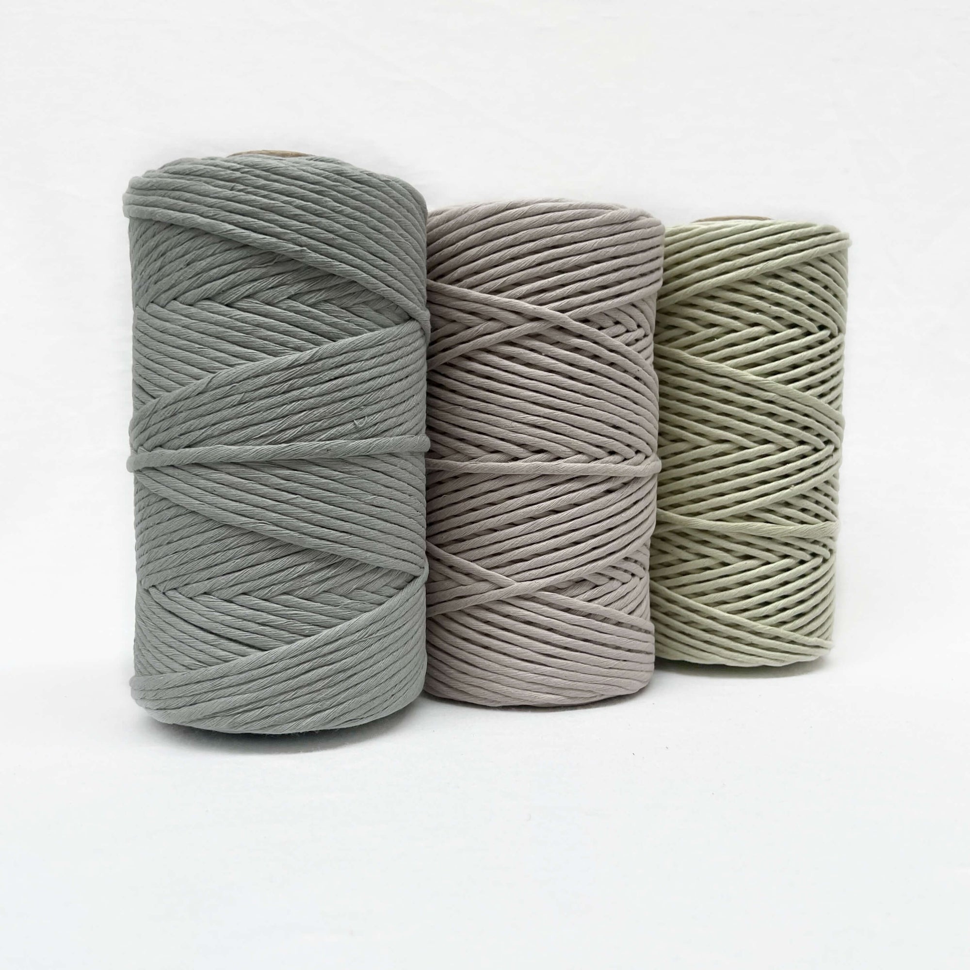 Recycled Luxe Macrame String // Silver Sage