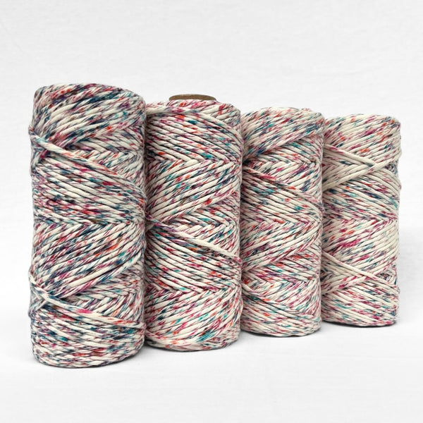 Confetti Macrame String // Harlequin Premium Cotton Cord - Mary Maker ...