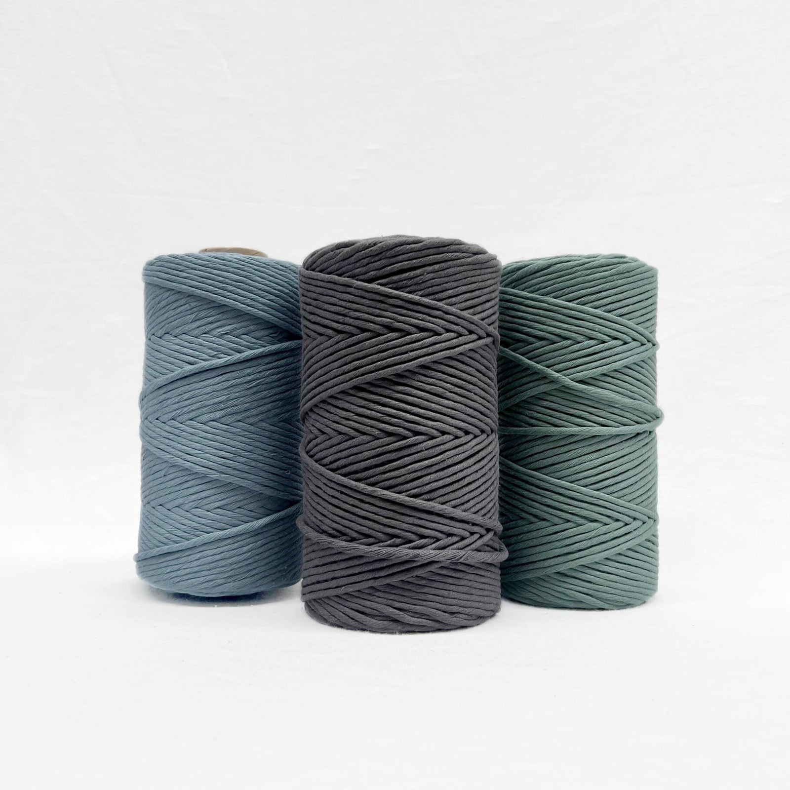 Recycled Luxe Macrame String // Vintage Blue