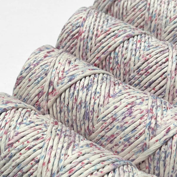 Confetti Macrame String // Lavender Skies Premium Cotton Cord - Mary ...