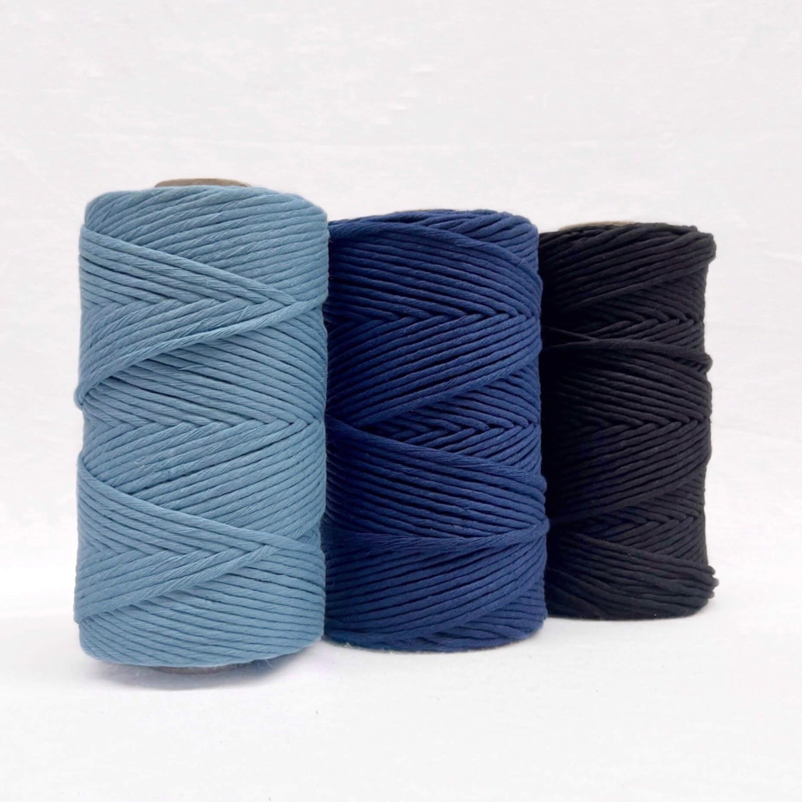 Recycled Luxe Macrame String // Parisian Blue