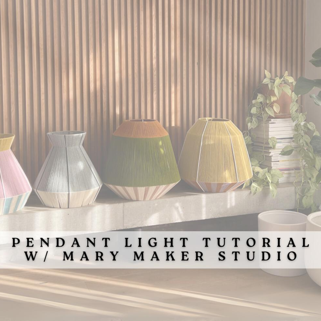 Pendant Light DIY Frame Video Tutorial