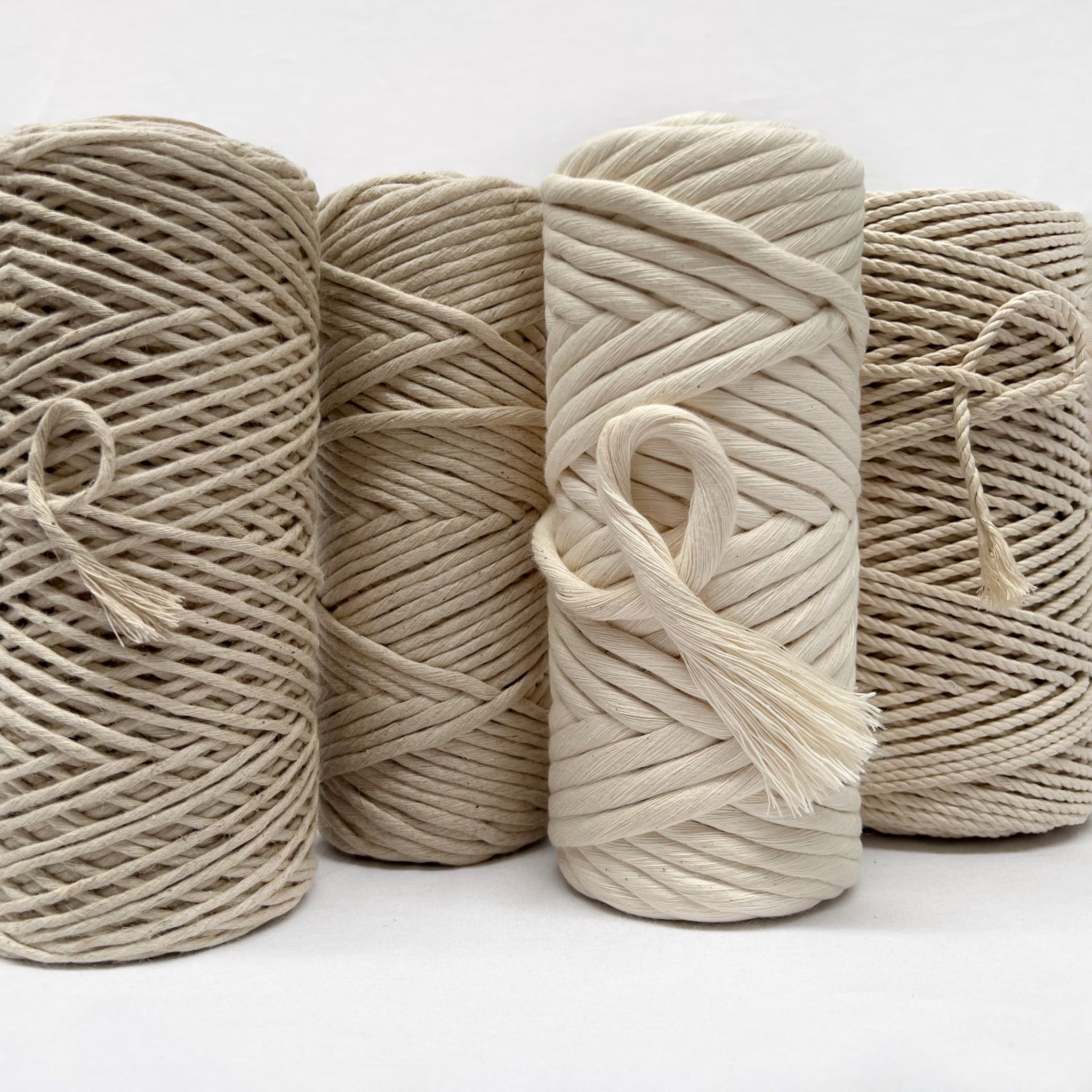 Macrame Cotton Rope // Natural 4mm - Wholesale Available - Mary Maker  Studio - Macrame & Weaving Supplies and Education.