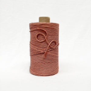 Recycled Luxe Macrame String // Rose Tea