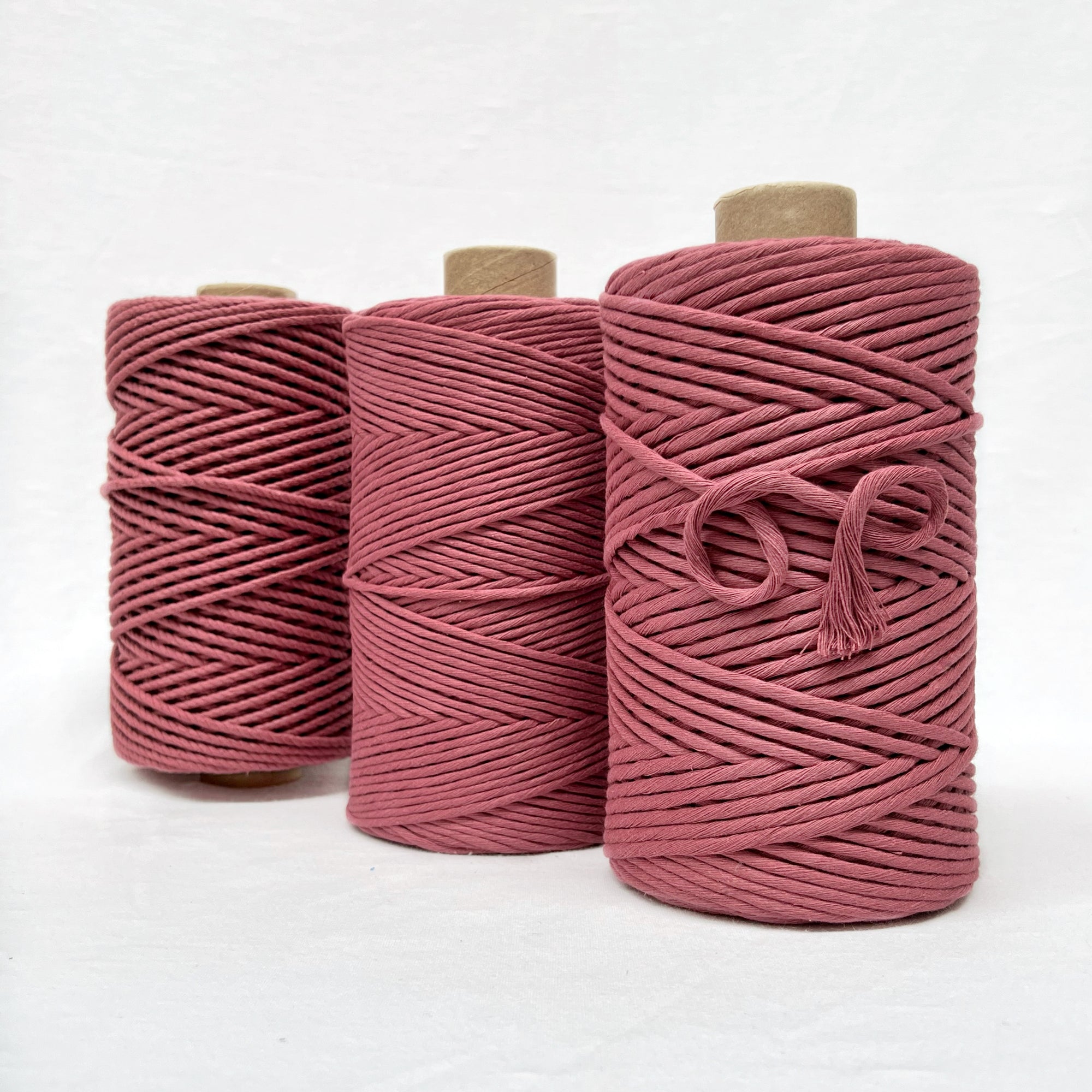 Recycled Luxe Macrame String // Wilted Rose