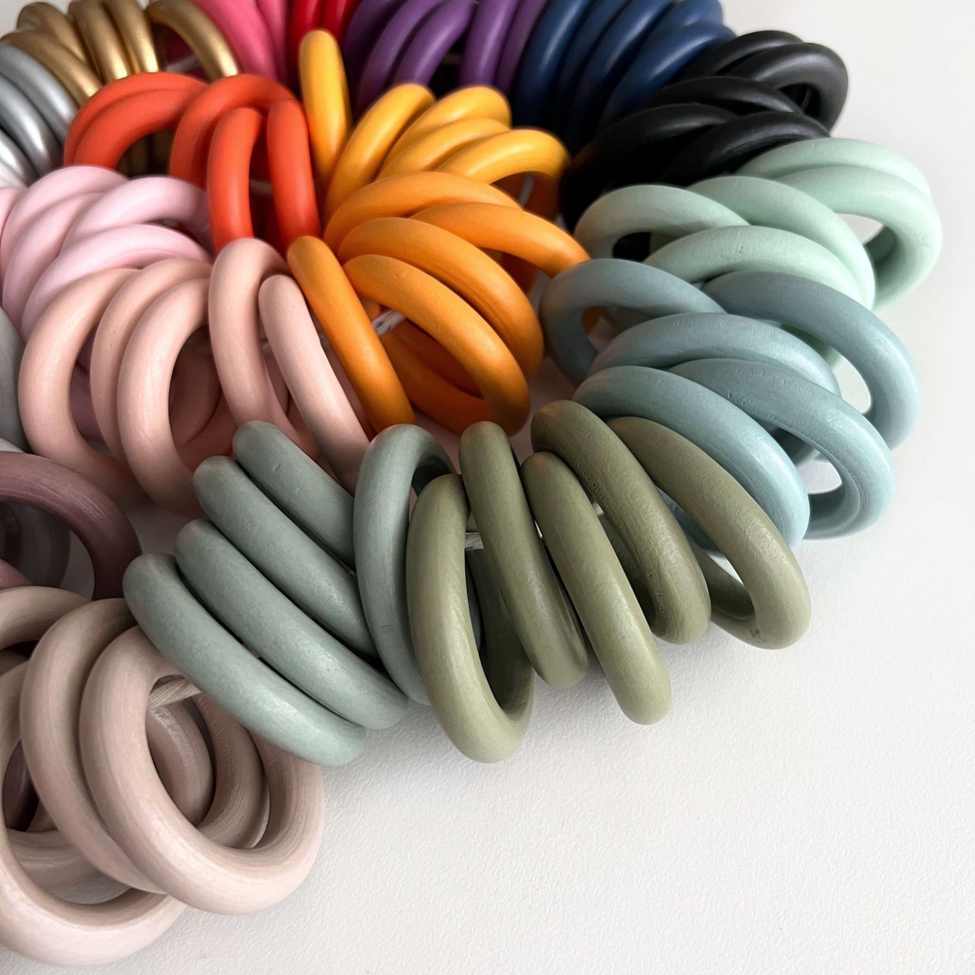 Rolour Rings 55cm Colour Wooden Rings | DIY Potplamnt Hanger Supplies - Mary Maker ...