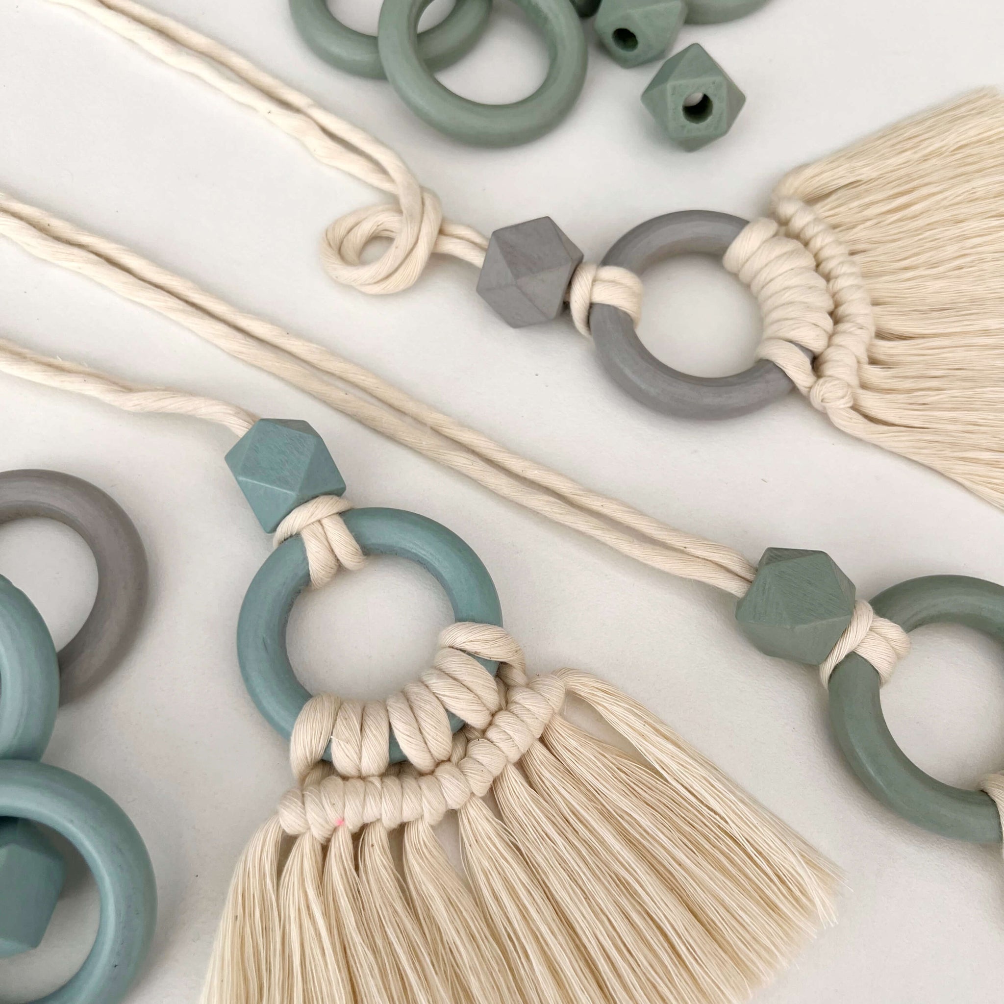 55cm Colour Wooden Rings | DIY Potplamnt Hanger Supplies - Mary Maker ...