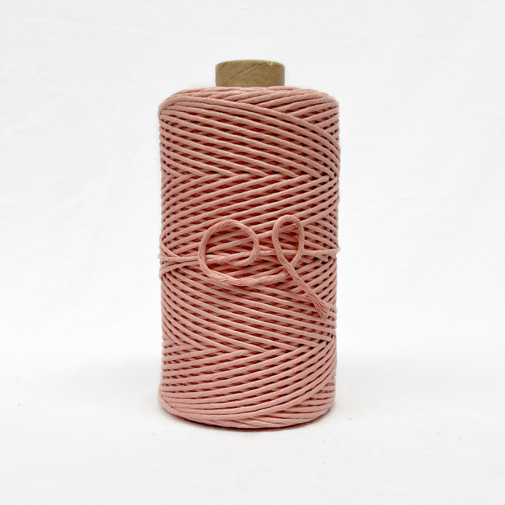 Recycled Luxe Macrame String // Coral