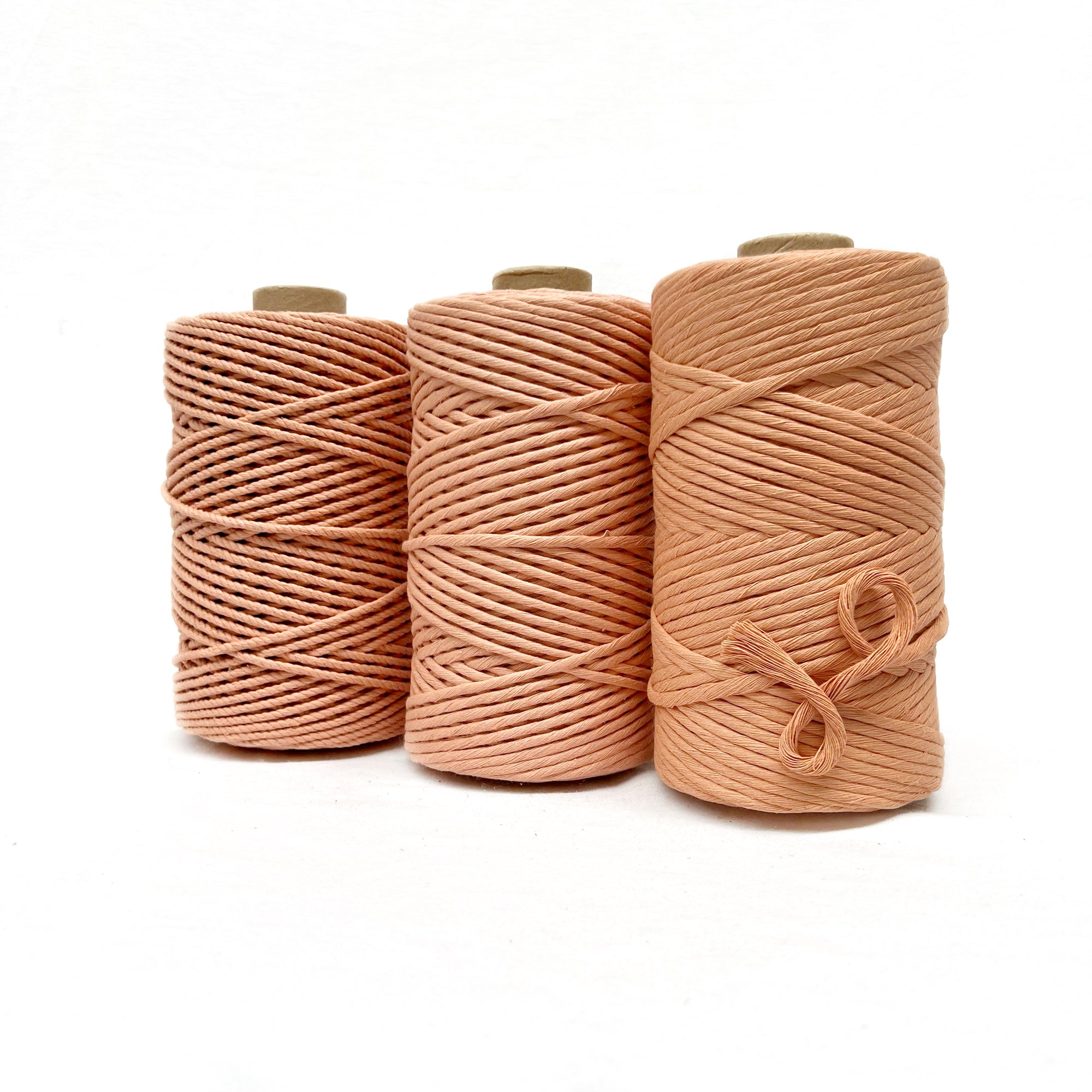 Recycled Luxe Macrame String // Peach
