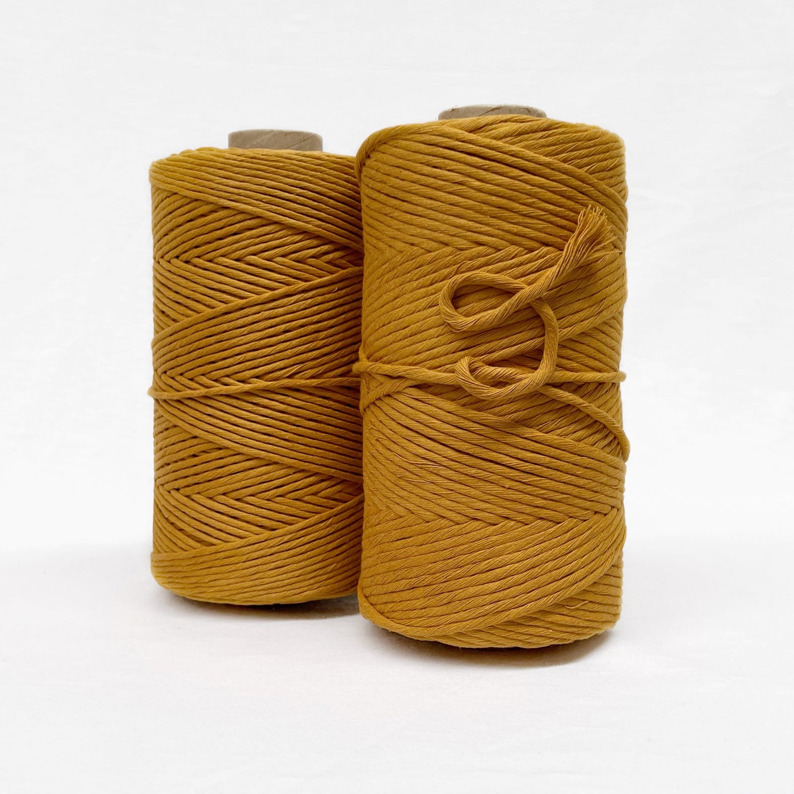 Recycled Luxe Macrame String // Mustard