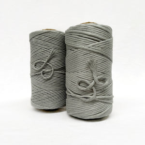 Recycled Luxe Macrame String // Silver Sage