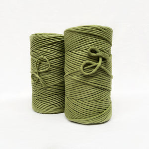 Recycled Luxe Macrame String // Olive Green