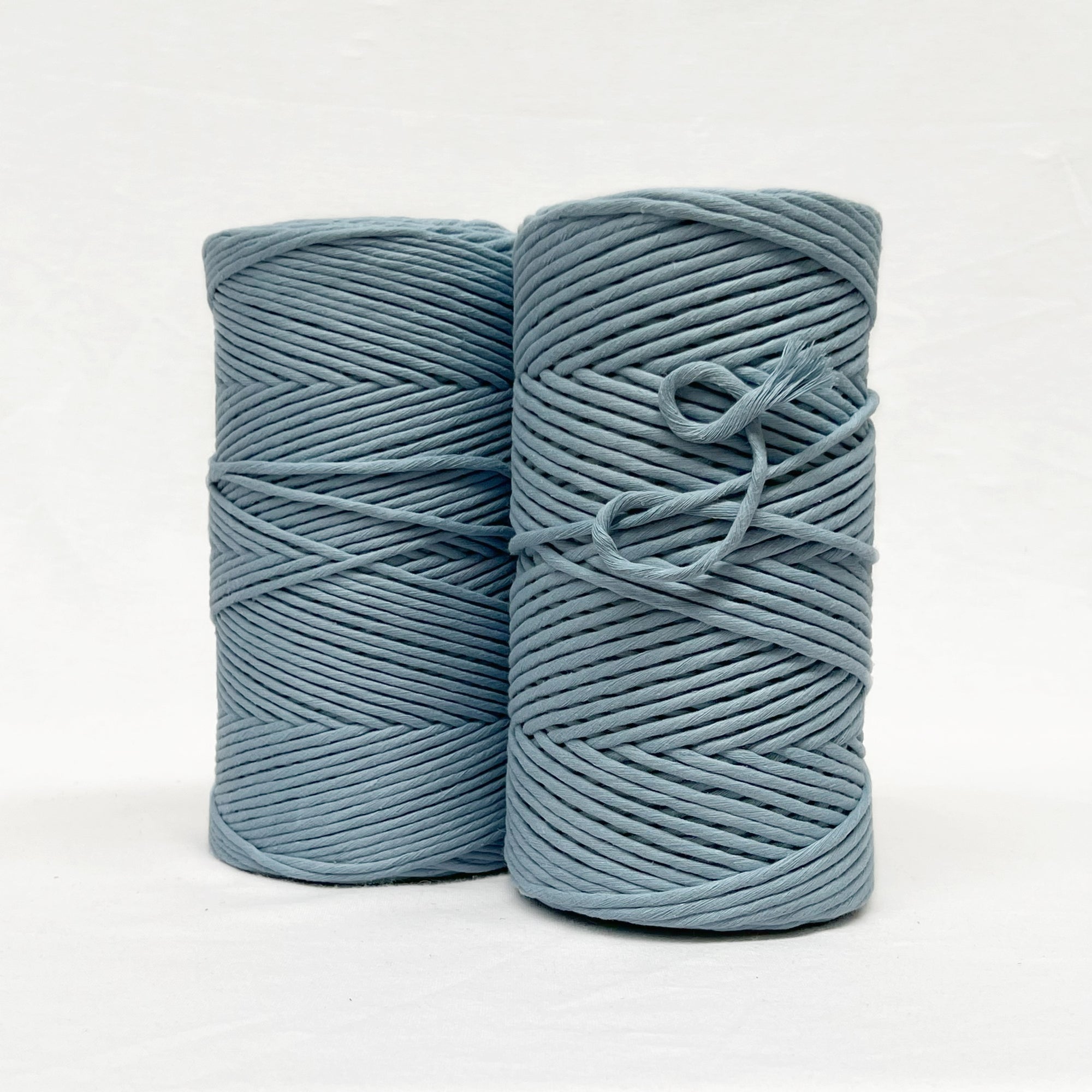 Recycled Luxe Macrame String // Powder Blue