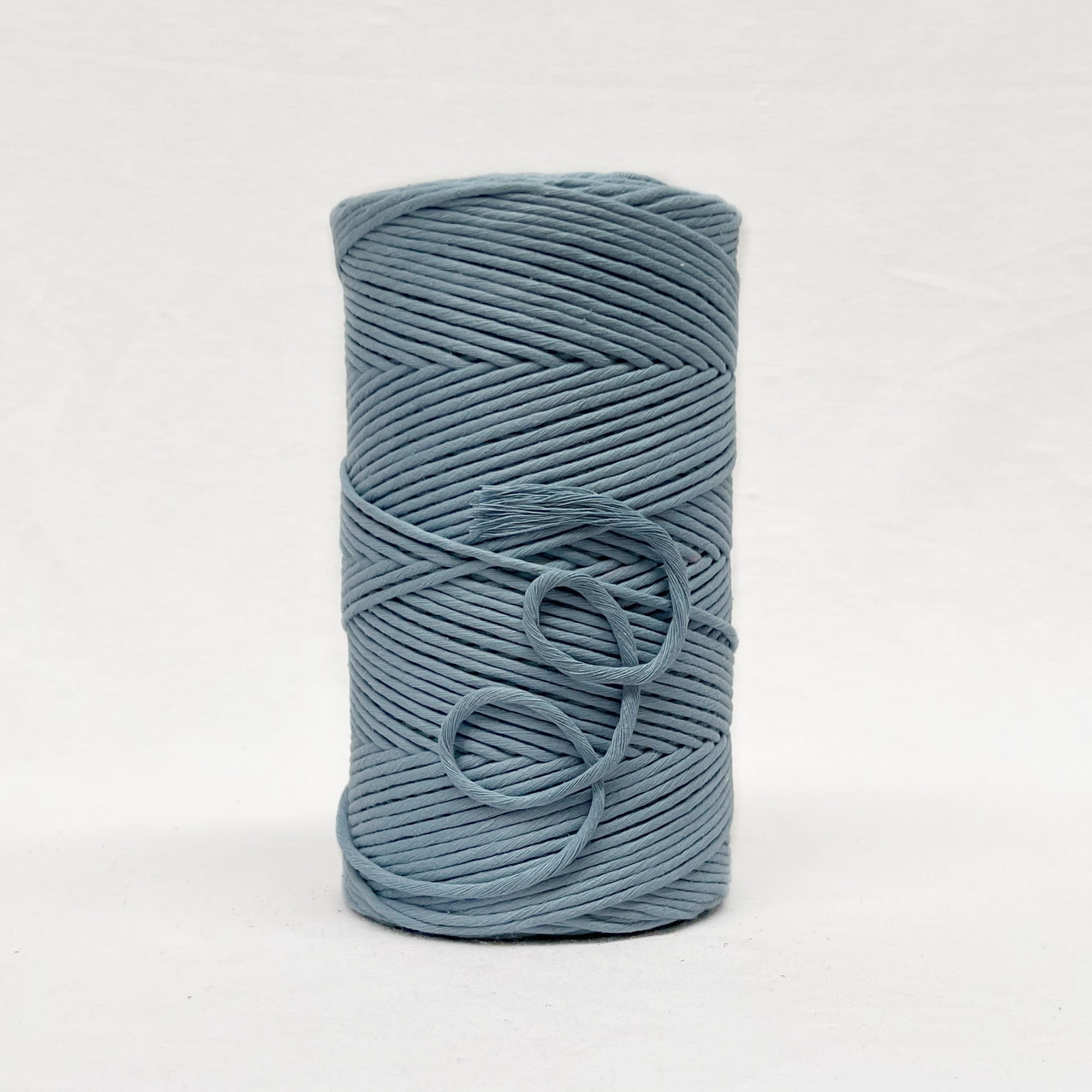 Recycled Luxe Macrame String // Powder Blue