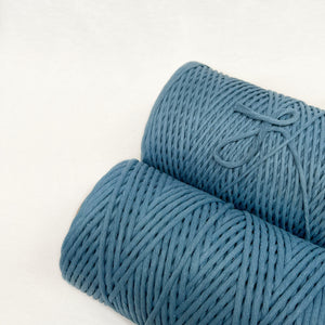 Recycled Luxe Macrame String // Amalfi Blue
