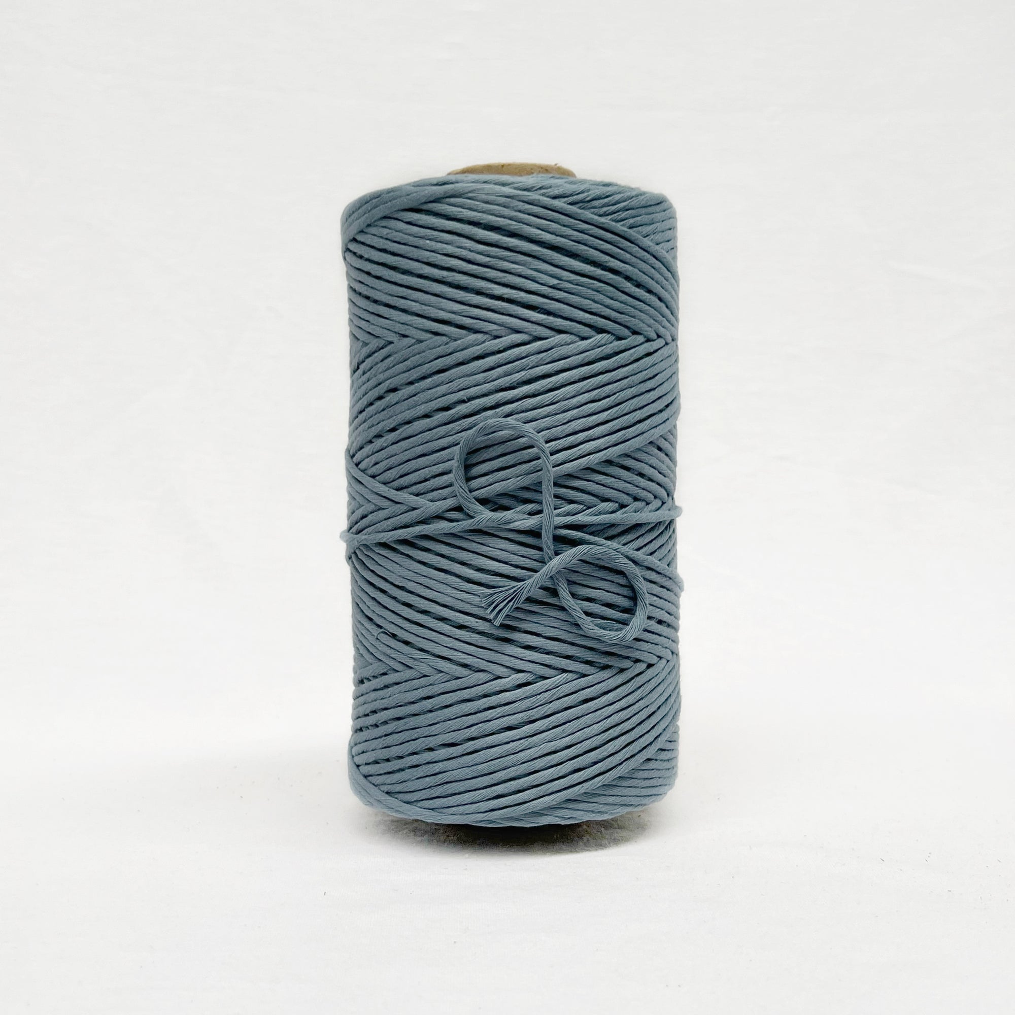 Recycled Luxe Macrame String // Vintage Blue
