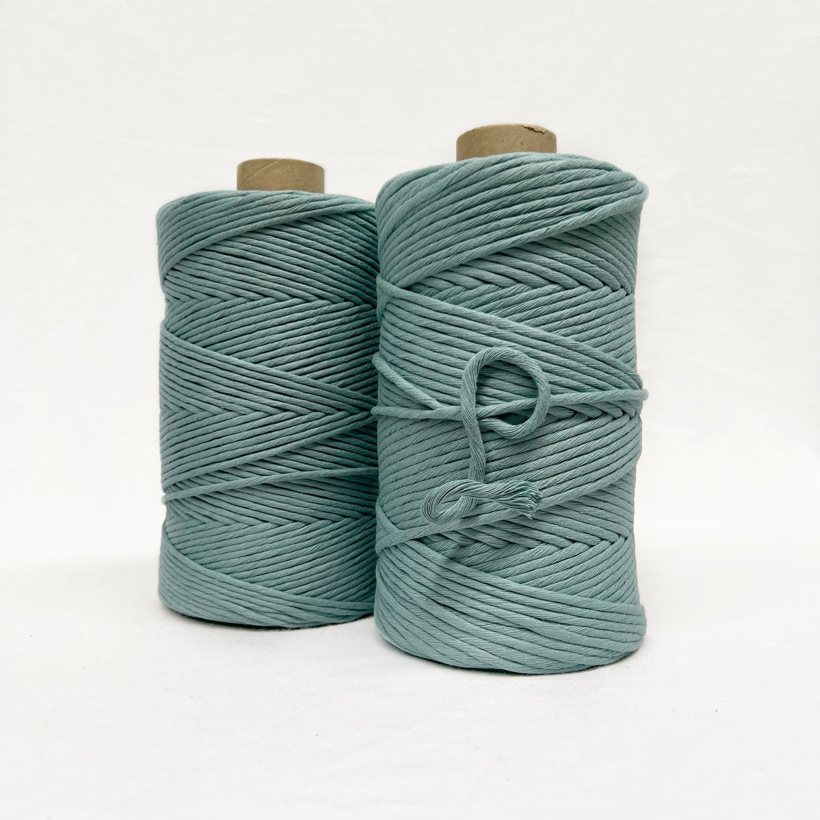 Recycled Luxe Macrame String // Teal