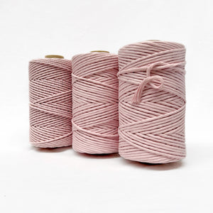 Recycled Luxe Macrame String // Pink Lemonade