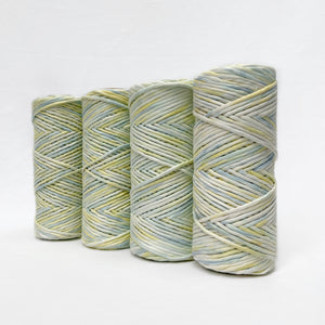 Hand Painted Macrame String // Pine Lime