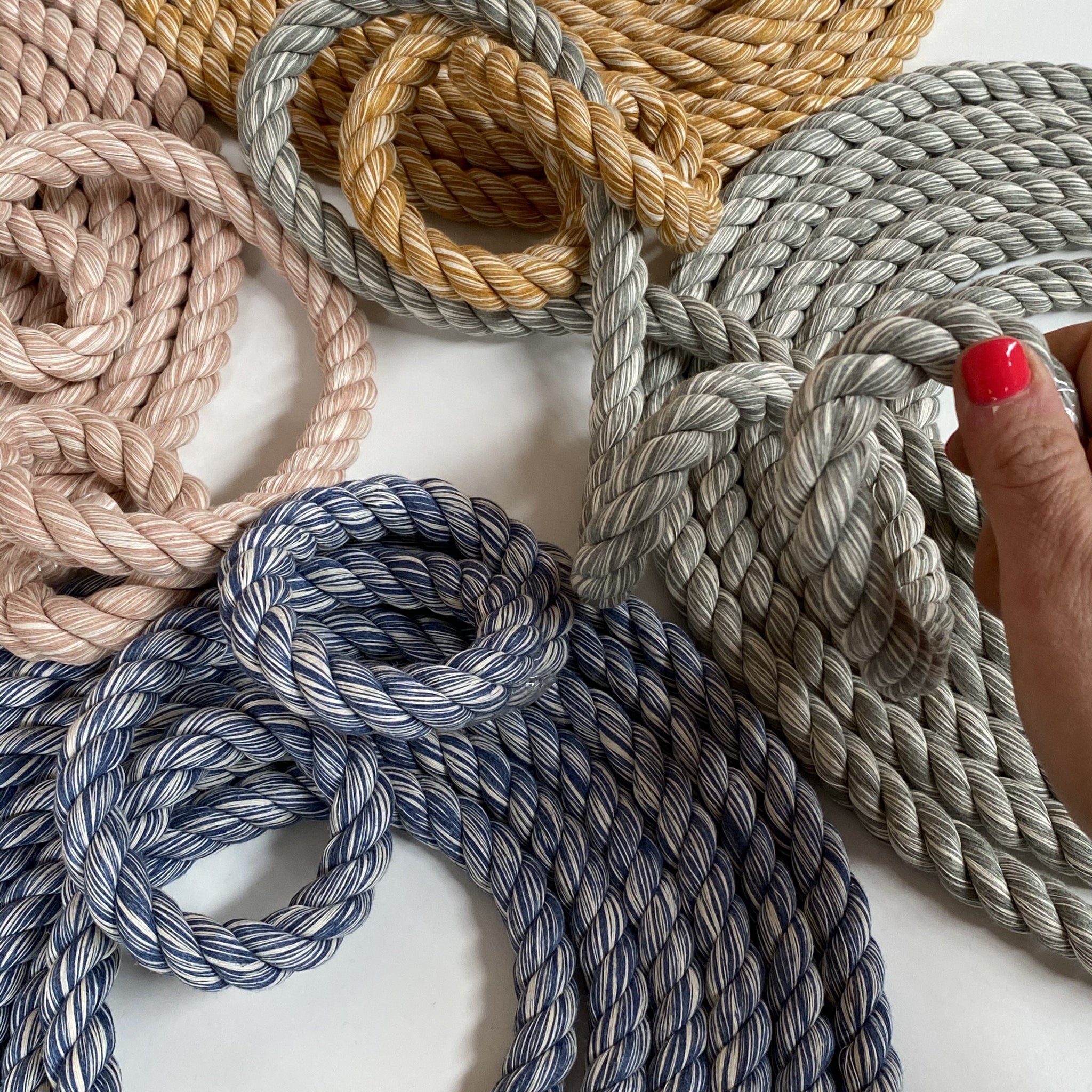 Beautiful Macrame Ropes 15mm Coloured Macrame Rope Australia | Buy Macrame Rope Online - Mary ...