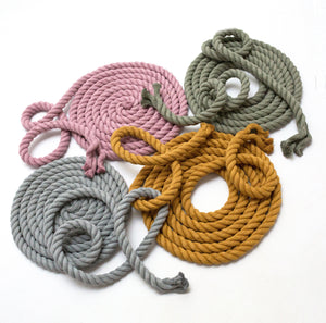 Mary Maker Studio 3Ply Twisted Rope 20mm Coloured Macrame Rope macrame cotton macrame rope macrame workshop macrame patterns macrame