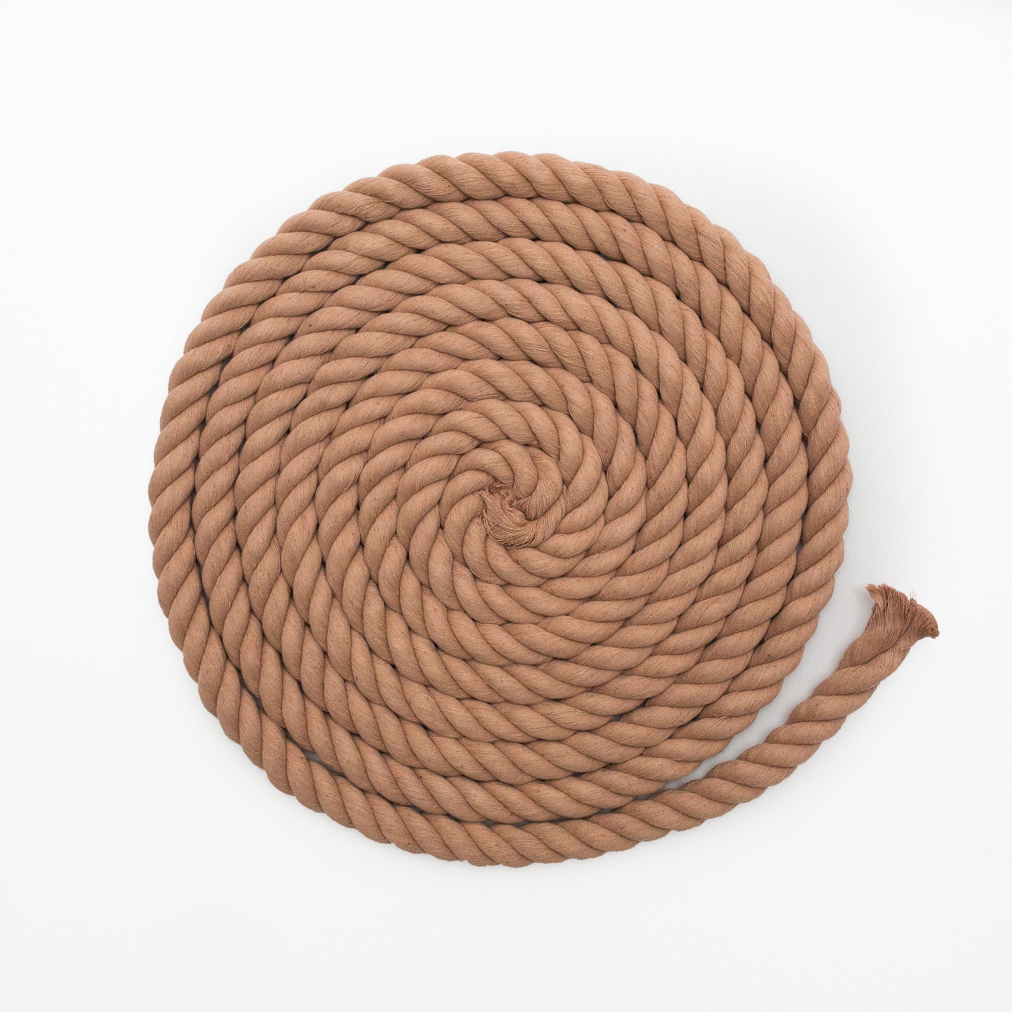 Mary Maker Studio 3Ply Twisted Rope Antique Peach 1m 20mm Coloured Macrame Rope macrame cotton macrame rope macrame workshop macrame patterns macrame