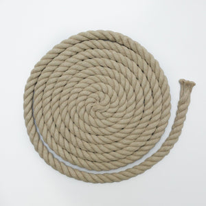 Mary Maker Studio 3Ply Twisted Rope Champagne 1m 20mm Coloured Macrame Rope macrame cotton macrame rope macrame workshop macrame patterns macrame