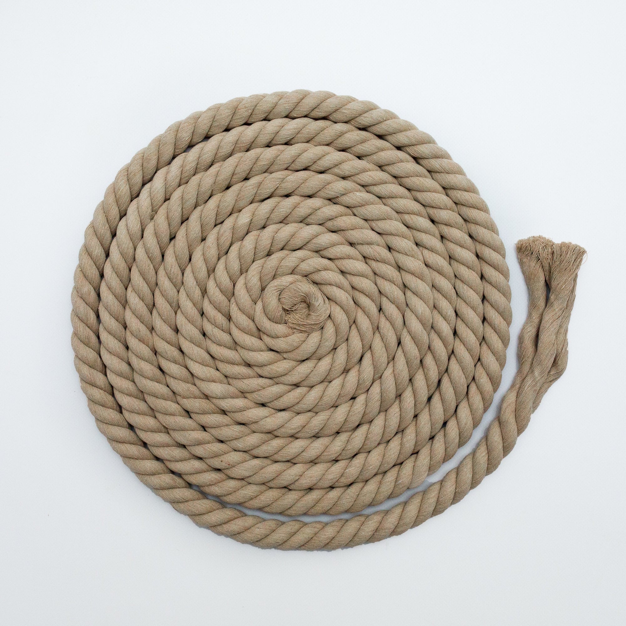 Mary Maker Studio 3Ply Twisted Rope Nude 1m 20mm Coloured Macrame Rope macrame cotton macrame rope macrame workshop macrame patterns macrame
