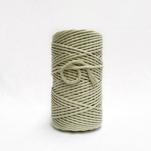 mary maker studio 1kg 5mm recycled cotton macrame string in soft green tea colour buy online for macrame workshops beginners and advanced artists