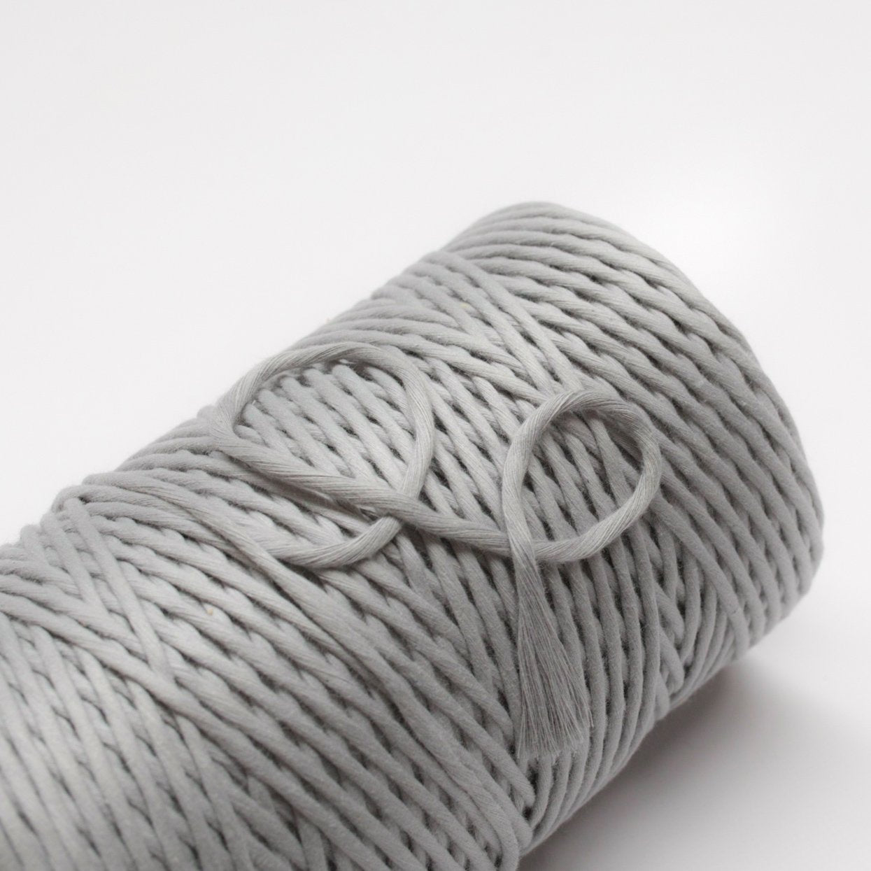 Mary Maker Studio Cloud 9 Cotton 4mm 1KG Cloud 9 Macrame String // Silver macrame cotton macrame rope macrame workshop macrame patterns macrame