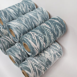 Mary Maker Studio Cloud 9 Cotton 500g Hand Painted Macrame String // River Green macrame cotton macrame rope macrame workshop macrame patterns macrame