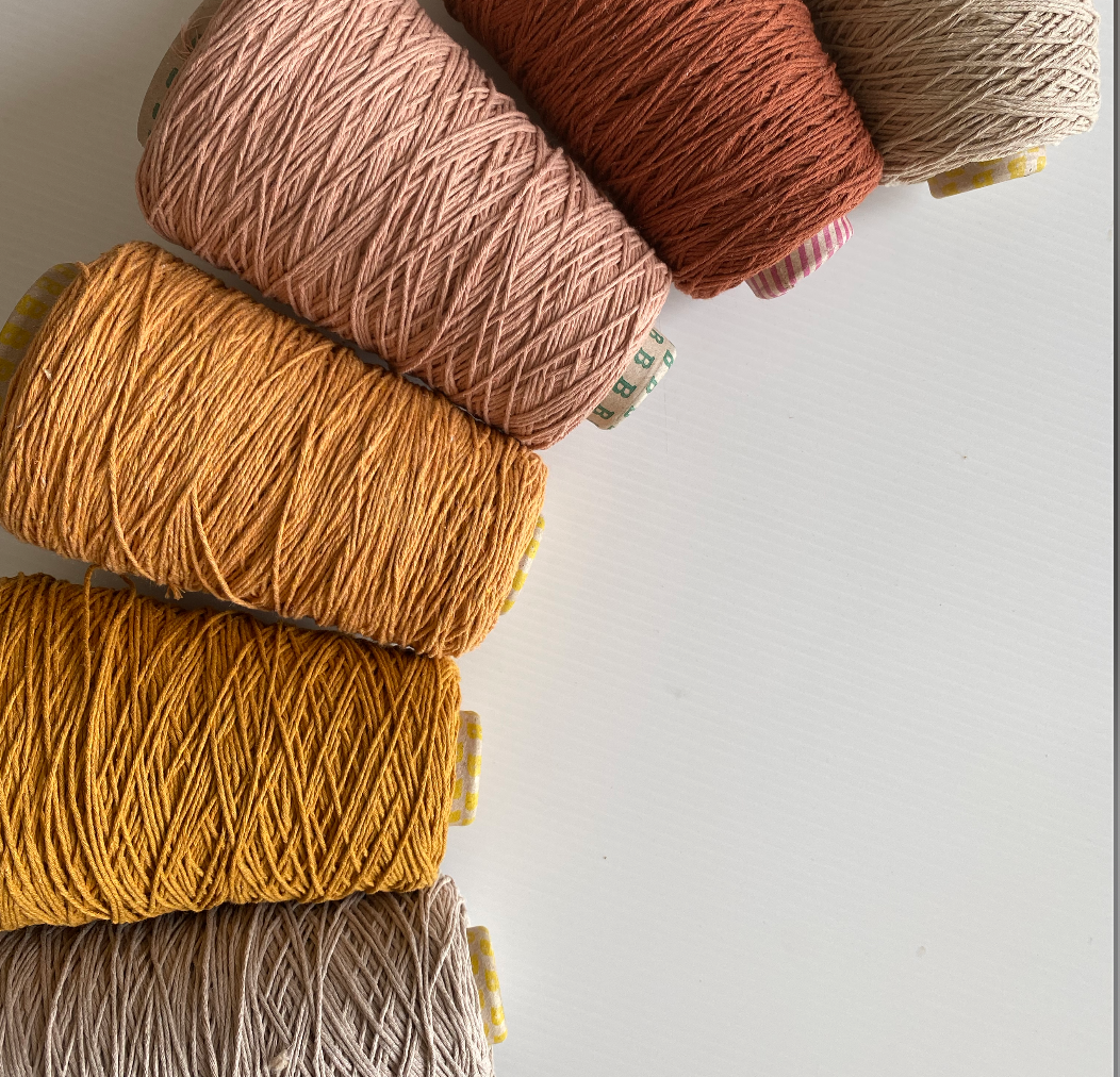 Coloured Cotton Warp  Buy Weaving Supplies Online - Mary Maker Studio -  Macrame & Weaving Supplies and Education.