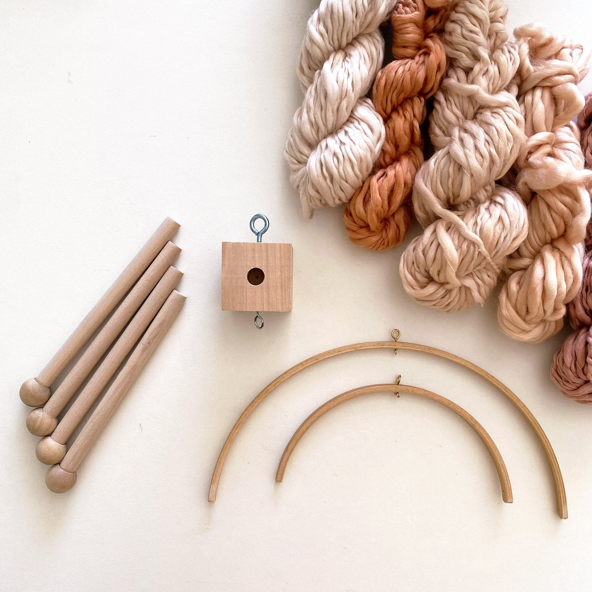 Wooden Rings - Mary Maker Studio - Macrame & Weaving Supplies and Education.