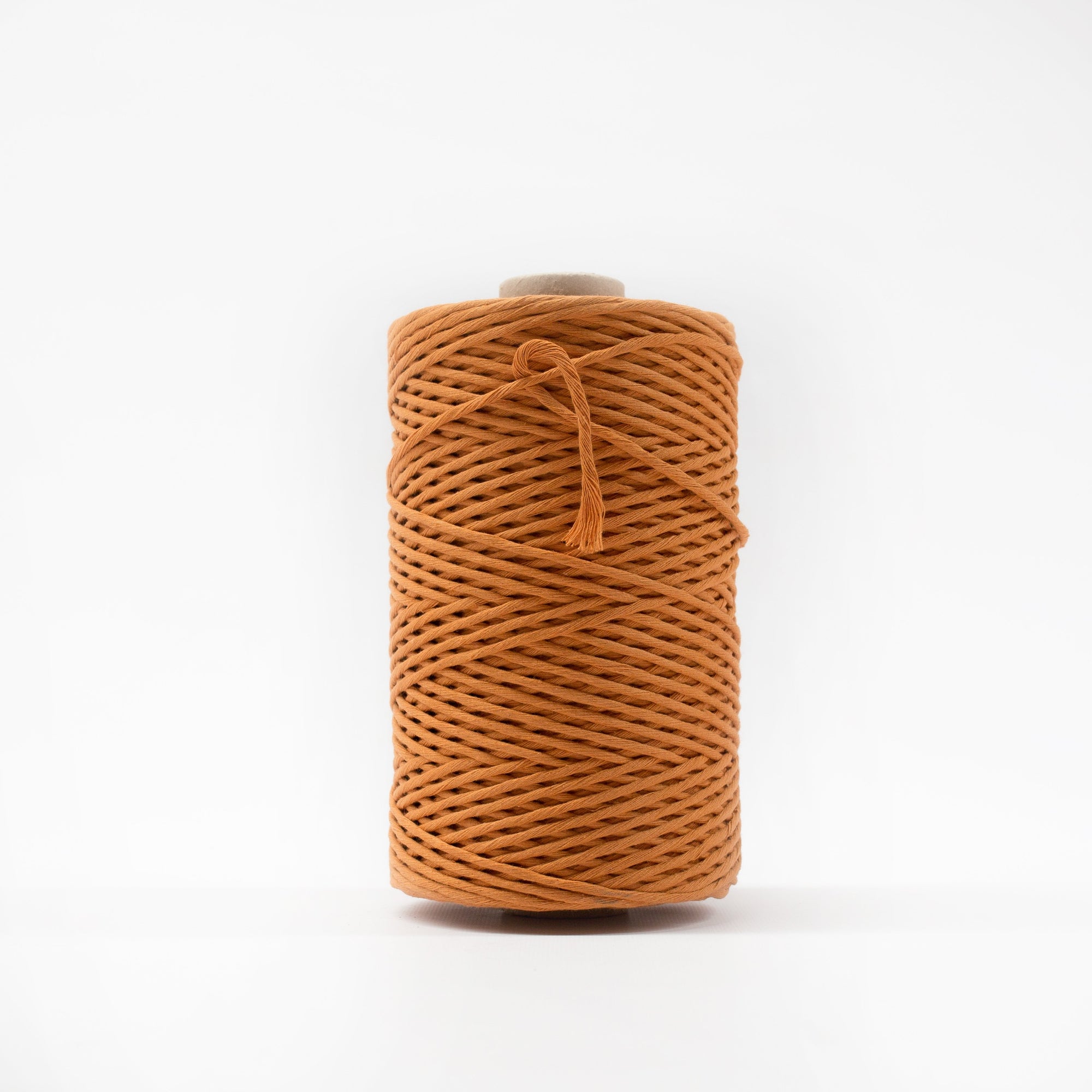 Mary Maker Studio Luxe Colour Cotton 3mm 1KG Recycled Luxe Macrame String // Caramel macrame cotton macrame rope macrame workshop macrame patterns macrame