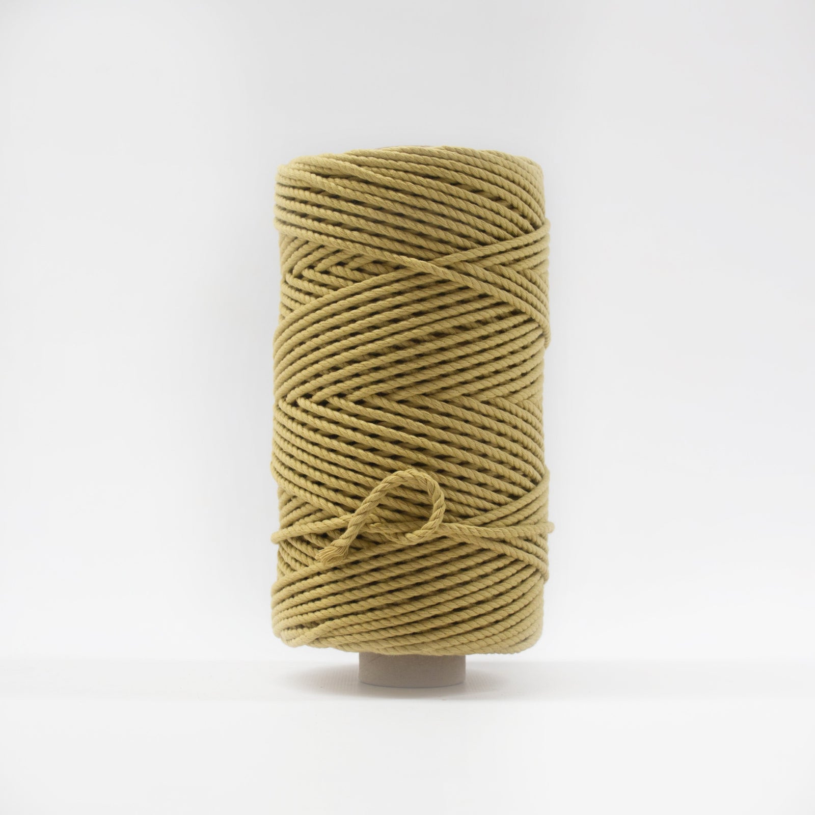 Mary Maker Studio Luxe Colour Cotton 4mm 1KG Recycled Luxe Macrame Rope // Antique Gold macrame cotton macrame rope macrame workshop macrame patterns macrame